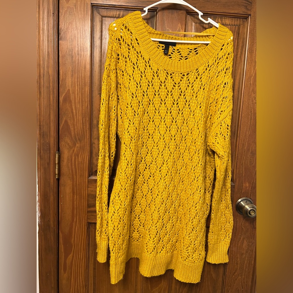 Lane Bryant Golden Knit Sweater